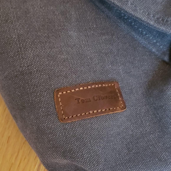 Tom Clover leather and canvas bag tote - Picture 2 of 7